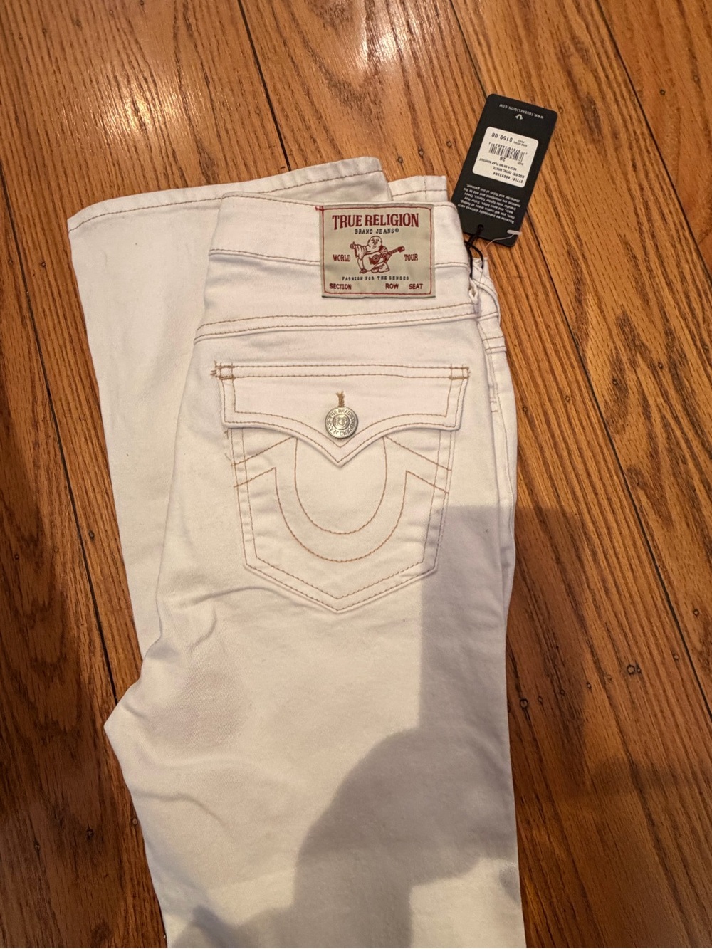 BECCA White Skinny Jeans with Signature Pocket